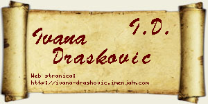 Ivana Drašković vizit kartica